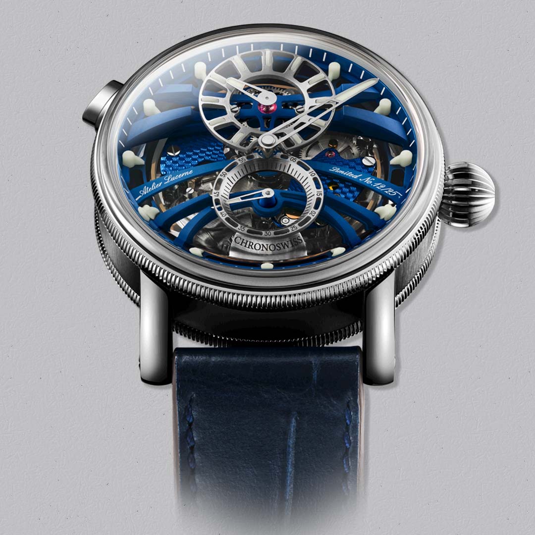 Chronoswiss Quarter Repeater Blue Note, a modern mechanical watch where time is heard through precision and heritage.