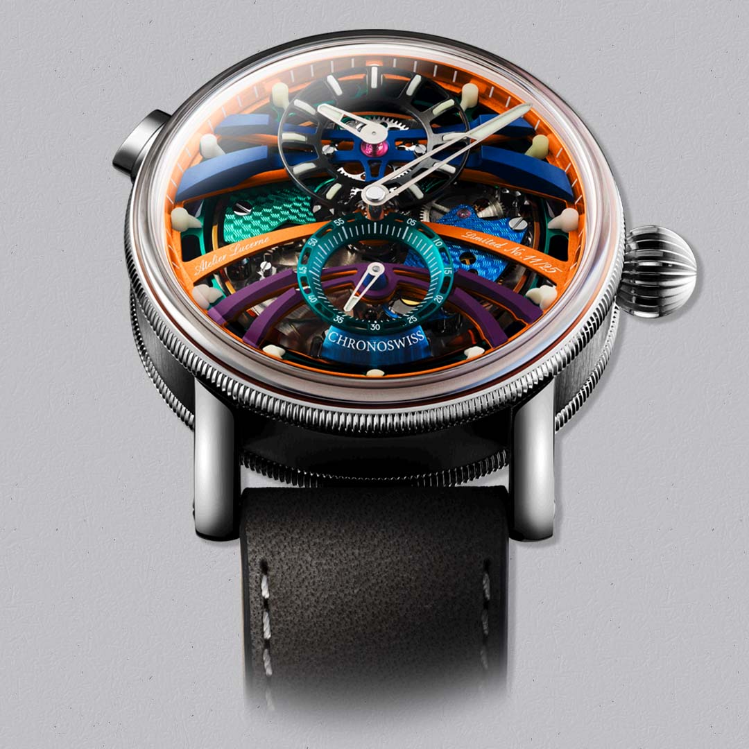 Chronoswiss Q-Repeater Scream, a radical mechanical timepiece combining sound, colour, and horological heritage. Limited edition of 25.