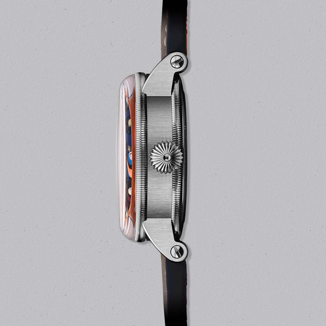 The Q-Repeater Scream by Chronoswiss features the historic C.126 calibre, chiming hours and quarter hours on demand.