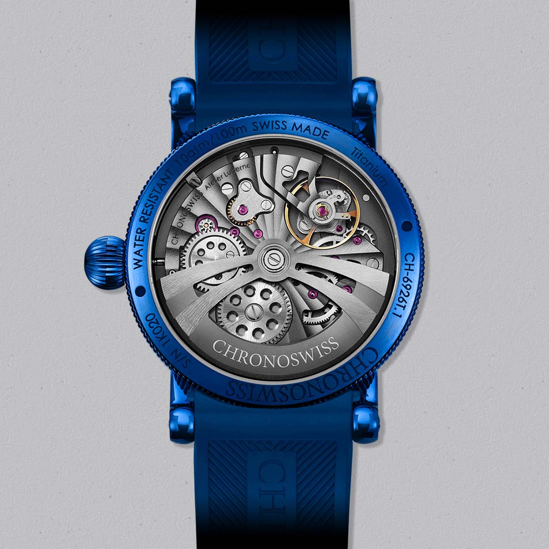 Discover the Chronoswiss Evolution ReSec Beast, a bold mechanical regulator watch with dynamic retrograde seconds display.