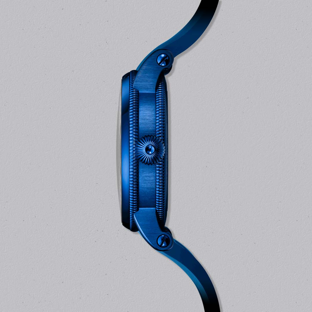 The Evolution ReSec Beast by Chronoswiss features a 42mm titanium case, hand guilloché dial and 55 hour power reserve.