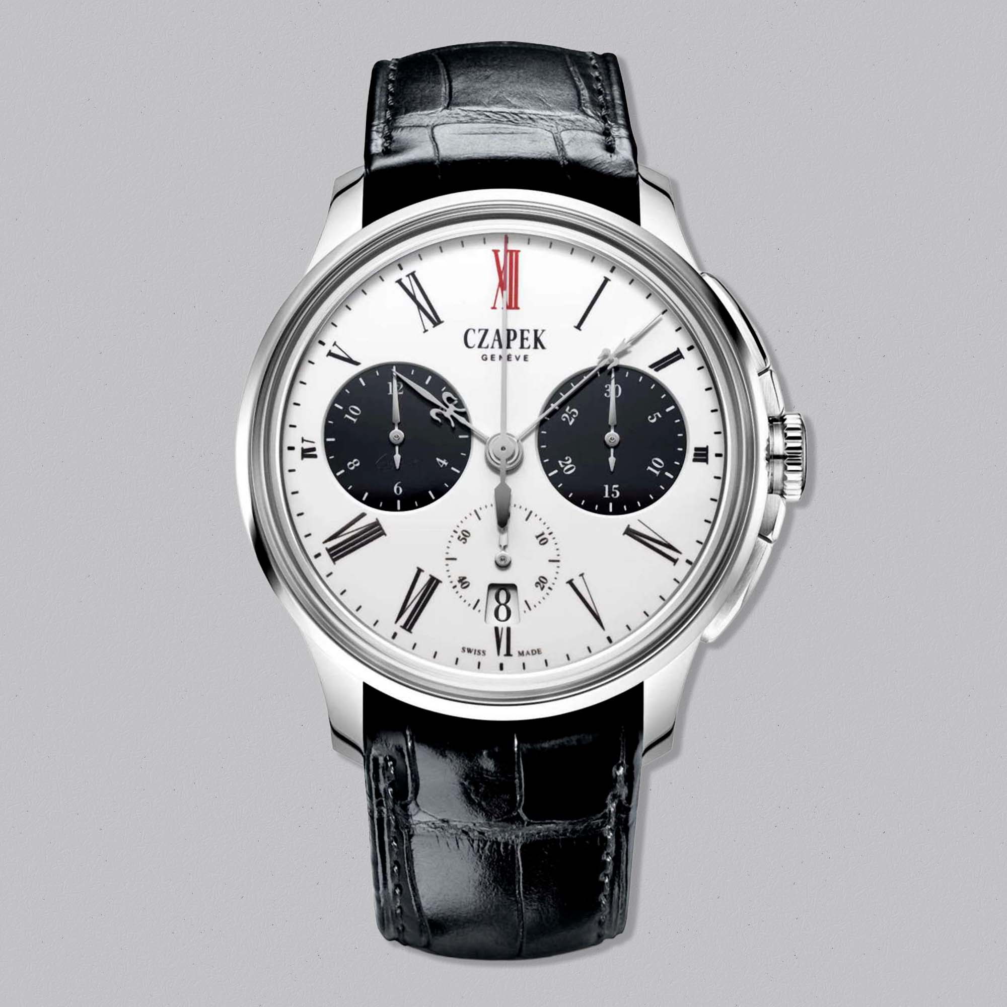 Discover the Czapek Faubourg de Cracovie Tao at Swiss Gallery UK, a rare Grand Feu enamel panda chronograph limited to eighteen pieces with the SXH3 calibre.