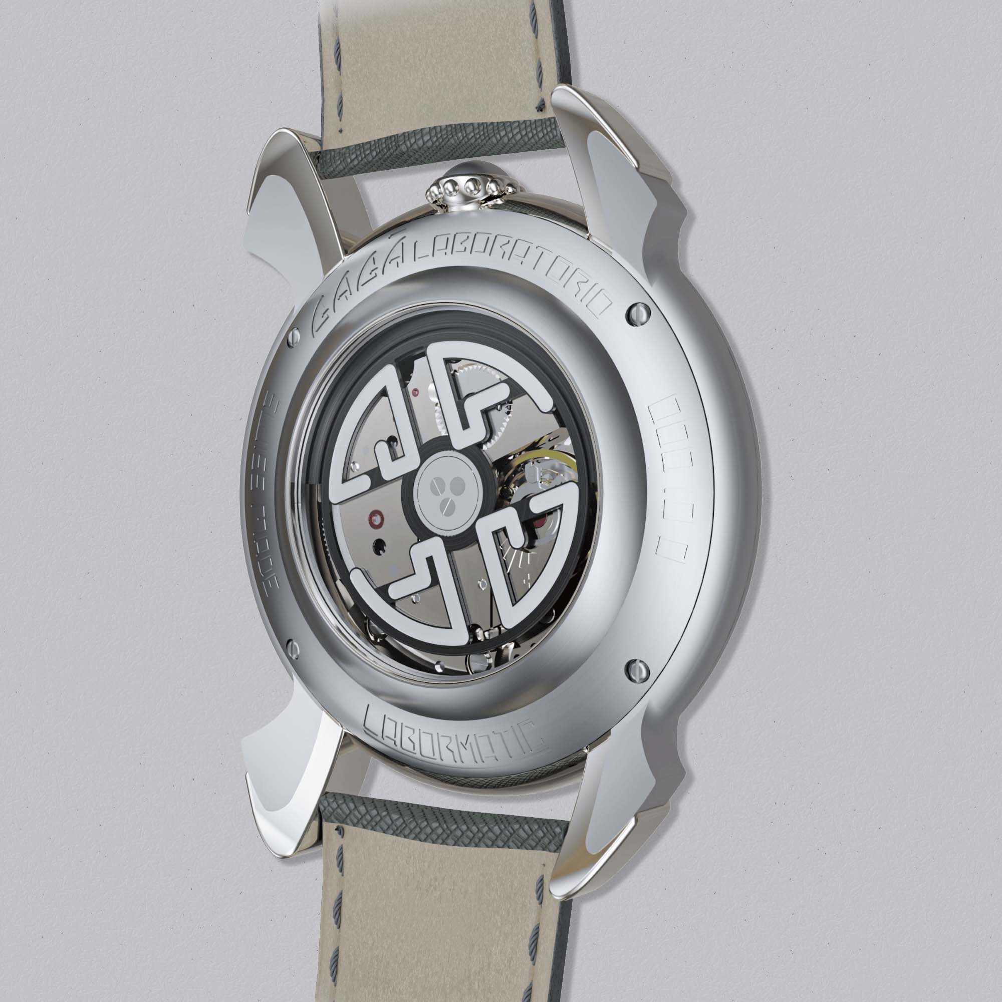 Discover the GAGA LABORATORIO LABORMATIC Cinquanta LM50-001, a striking automatic timepiece blending industrial aesthetics with Italian watchmaking flair.