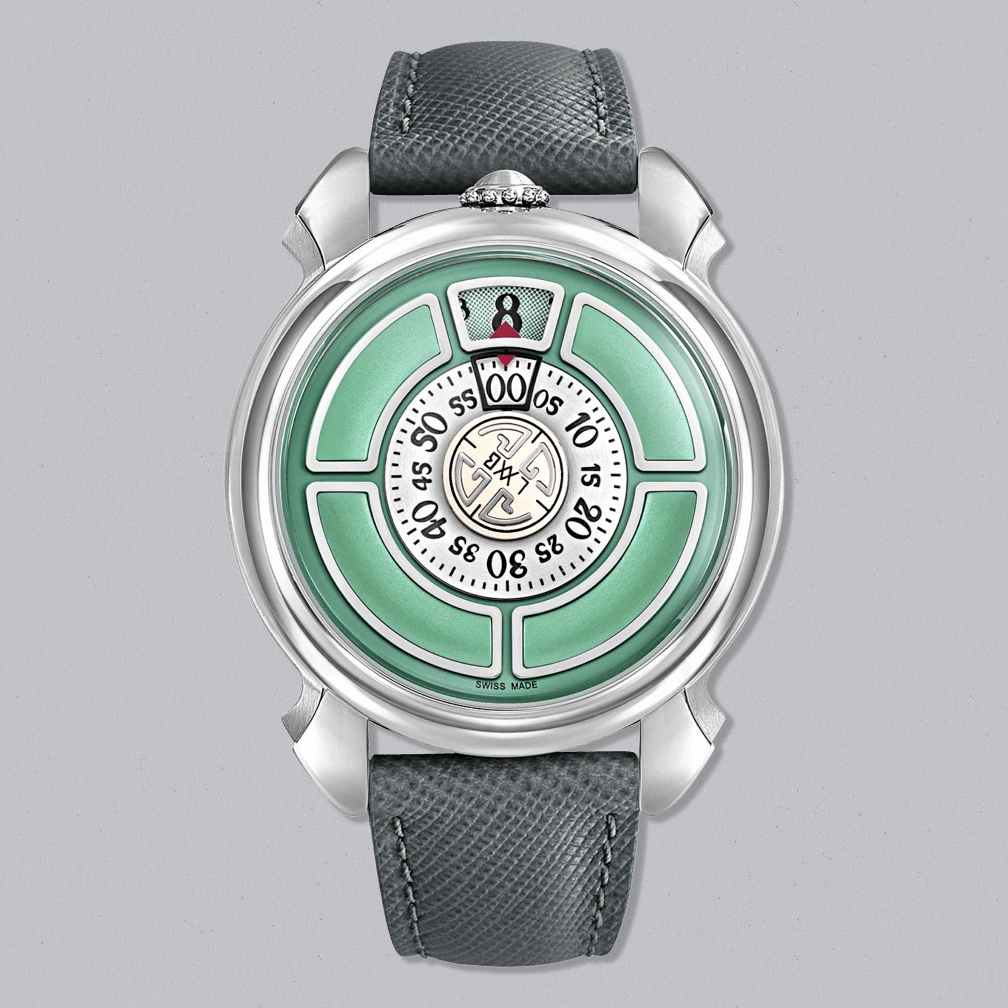 GAGA LABORATORIO LABORMATIC Cinquanta LM50-001, a bold Italian automatic watch celebrating 50 years of experimental design and mechanical creativity.