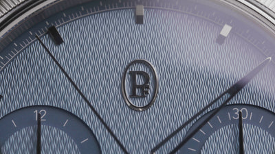 TONDA PF CHRONOGRAPH STEEL PLATINUM STEEL MINERAL BLUE VIDEO
