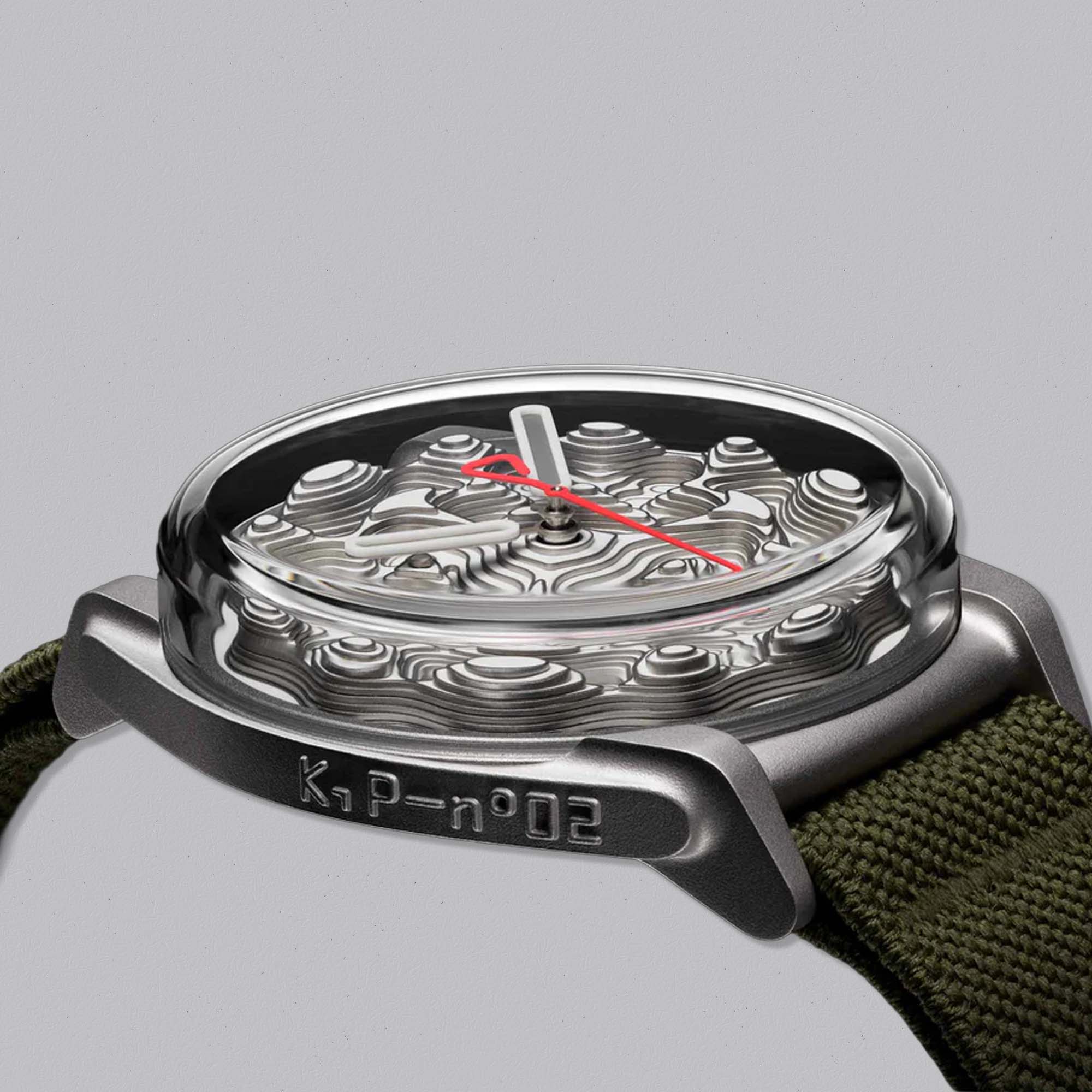 The PROJEKT 02 FFF&F Edition by Kollokium pushes boundaries with its experimental design language, sculptural case, and fearless independent spirit.