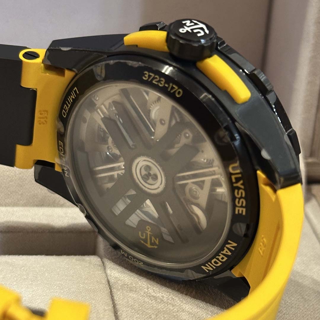 Discover the Ulysse Nardin Diver X Skeleton Limited Edition of 175. A modern Swiss dive watch with skeletonised movement, available from Swiss Gallery UK.