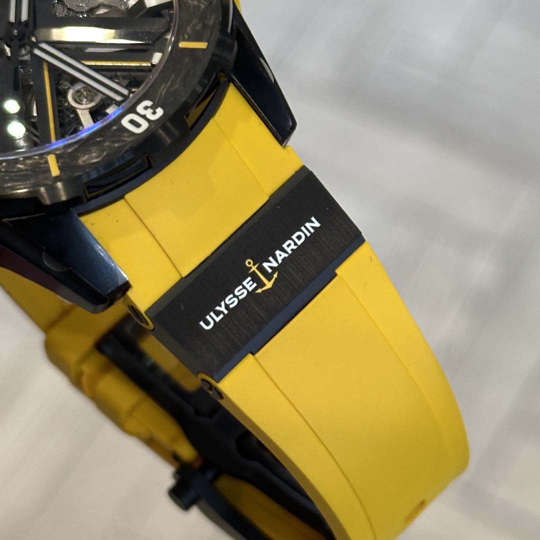 Shop the Ulysse Nardin Diver X Skeleton Limited Edition. A contemporary Swiss skeleton dive watch, produced in 175 pieces, available at Swiss Gallery UK.