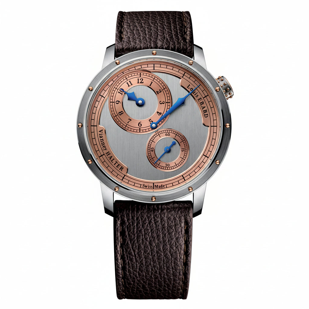 Discover Le Régulateur Louis Erard x Vianney Halter II. A limited edition, E-Com exclusive watch blending neo-classical design with independent mastery.