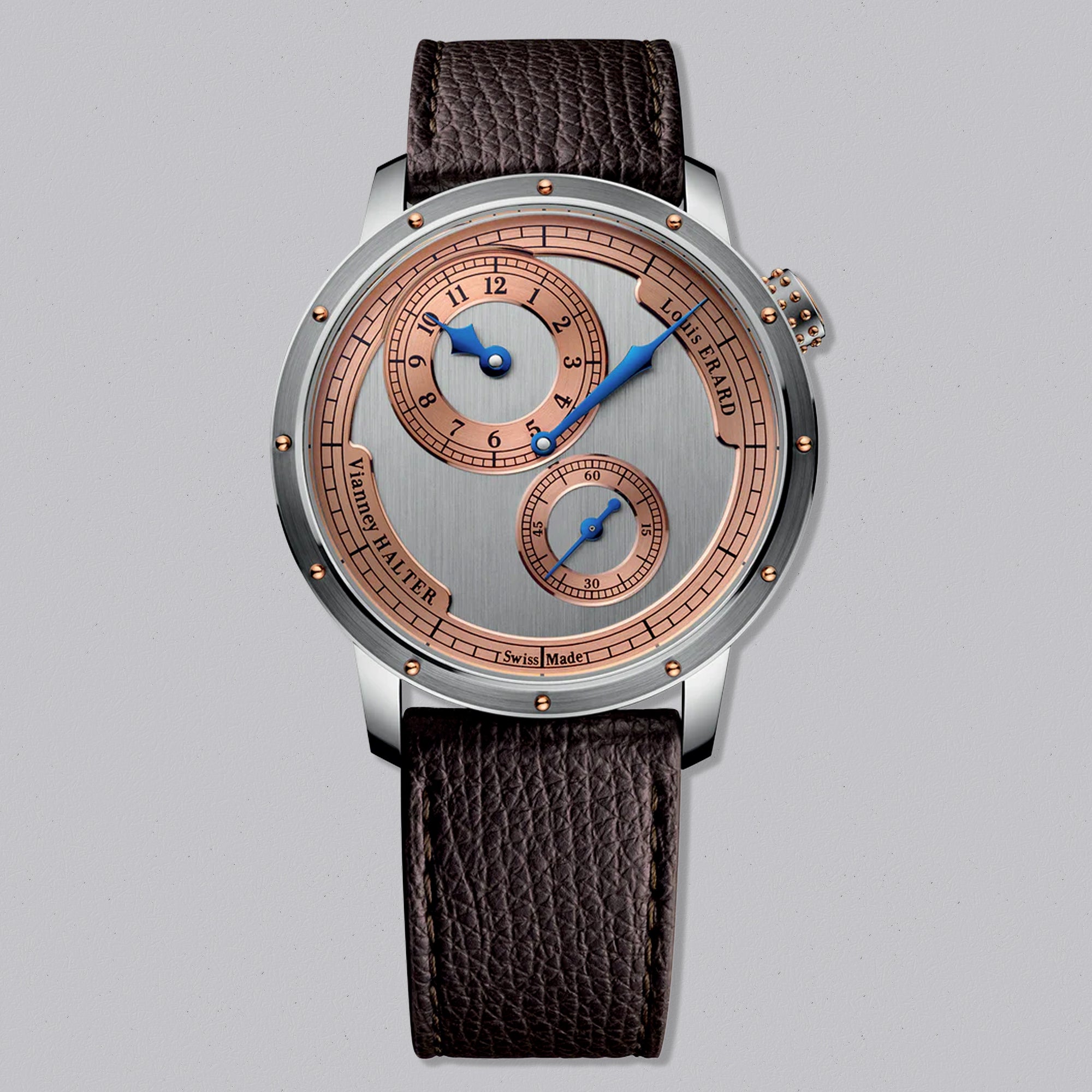 Discover Le Régulateur Louis Erard x Vianney Halter II. A limited edition, E-Com exclusive watch blending neo-classical design with independent mastery.