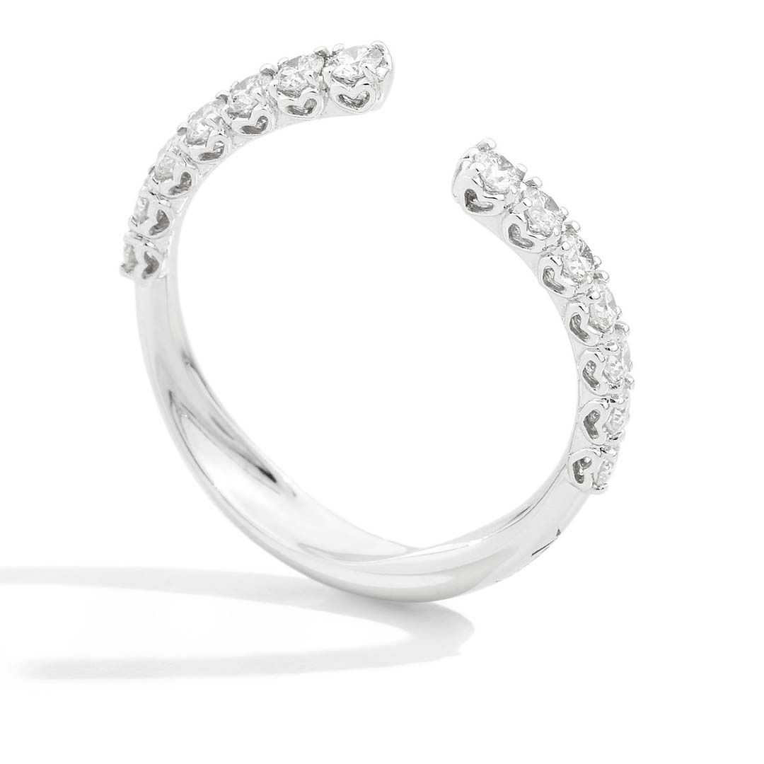 ANNIVERSARY MORE WHITE GOLD HALF ETERNITY